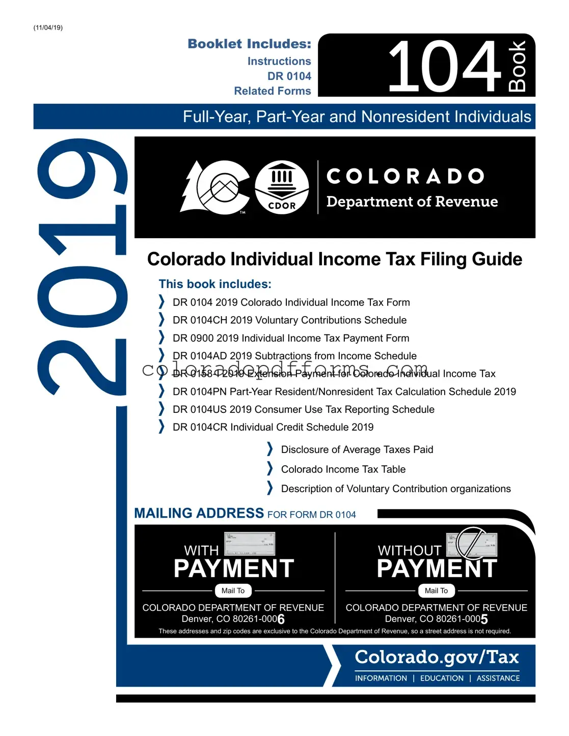 Fill in a Valid Colorado Tax Template