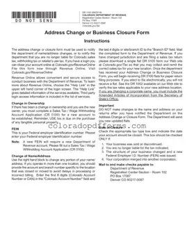 Fill in a Valid Colorado Dr 1102 Template