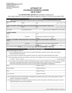 Fill in a Valid Colorado Dr 2153 Template