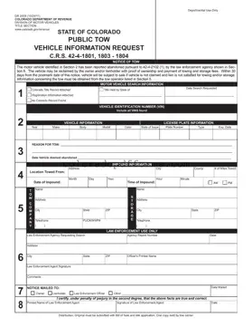 Fill in a Valid Colorado Dr Template