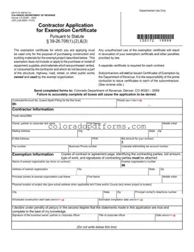 Fill in a Valid Dr 0172 Colorado Template